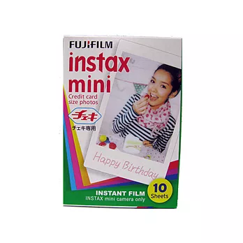 FUJIFILM instax mini系列-空白底片/單捲盒裝(每捲10張入)