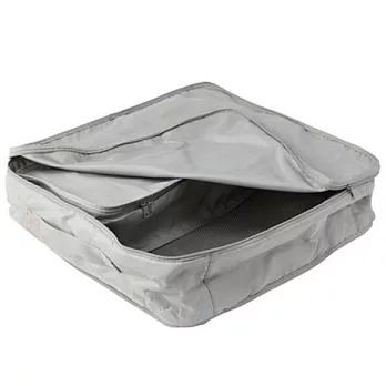 [MUJI 無印良品]拉桿箱專用衣物分隔袋組灰色