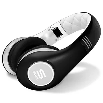 SOUL by Ludacris高清隔音型SL300耳罩式耳機(白黑色)