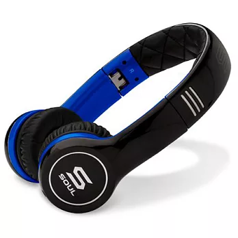 SOUL by Ludacris 動感型便利式SL100 手機麥克風 耳罩式耳機(黑藍色)