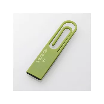 nendo Data Clip迴紋針USB隨身碟 (綠)