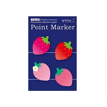 MIDORI Point Marker 便條貼-草莓