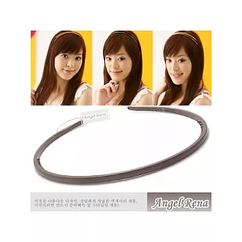 【Angel Rena】韓製˙細版壓克力時尚髮箍(巧克奶咖)