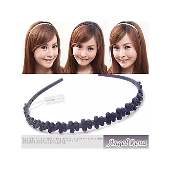 【Angel Rena】楚楚可人小花朵造型髮箍-優紫