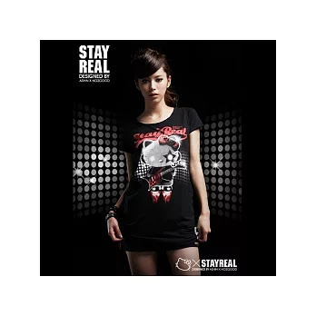 Hello Kitty X STAYREAL Chthonic Kitty 閃靈凱蒂-紫標長版M號