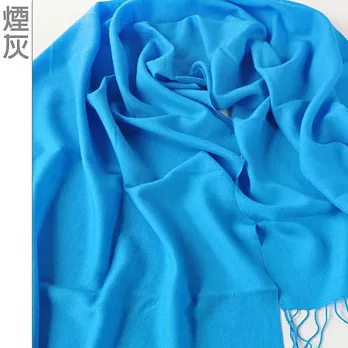 【Seoul Show】四季百搭8色100%純羊毛圍巾 (湖水藍)