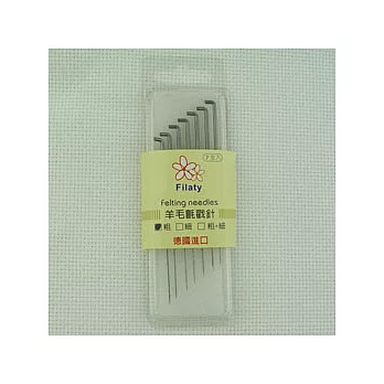 羊毛氈工具-德國製七支入戳針(粗)針狀