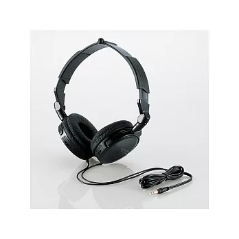 ELECOM OH500折疊式耳機 (黑)黑