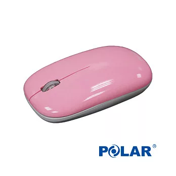 Polar 雷射2.4G無線滑鼠 (粉紅)