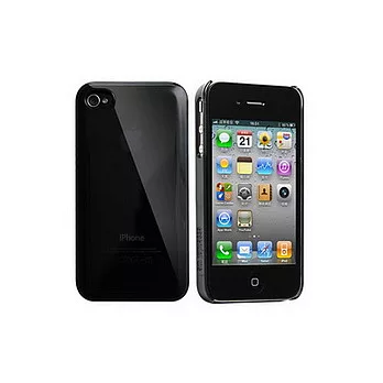 essential tpe iro case for iPhone 4 / 4S 彩殼 - 透黑