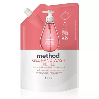 Method 美則 粉紅葡萄柚天然洗手乳(補充包)1000ml