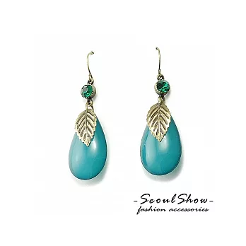 【Seoul Show】韓國直送蒂卡爾復古耳環(藍色)