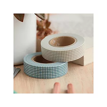 日本mt和紙膠帶 2p/[灰方眼藍方眼]