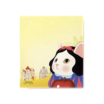 Jetoy,choo choo cat 甜蜜貓便條紙(120P)_Snow white