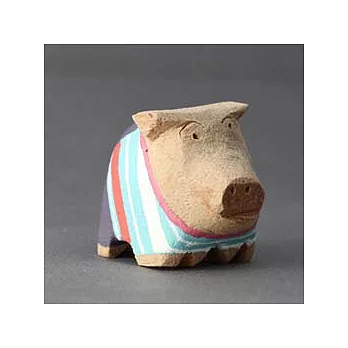 《Tung’s Collection》橫條紋˙坦克豬(附木夾)