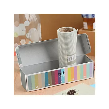 日本mt和紙膠帶 黏貼式包裝紙(S)-方眼灰