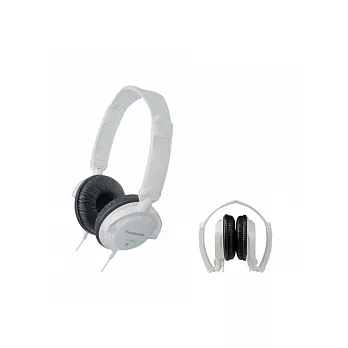 Panasonic 白色可摺疊頭戴耳機RP-DJ120-W
