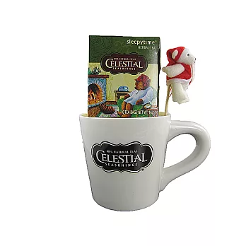 詩尚草本 celestial seasonings 歡樂聖誕杯組-白(睡前茶)睡前茶