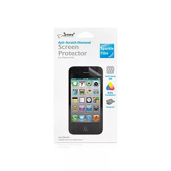 BONE / iPhone 4/4S 專業級防刮螢幕保護貼(晶鑽)