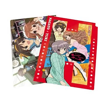 涼宮春日的憂鬱-3層L型資料夾-(13)