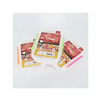 UdiLife 新水果便當盒桃紅、綠、橘(