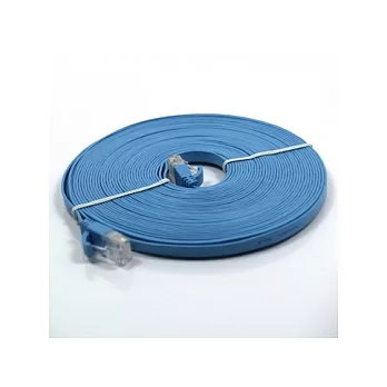 群加 C65B10FL Cat6 1.45mm超扁網路線【10米】