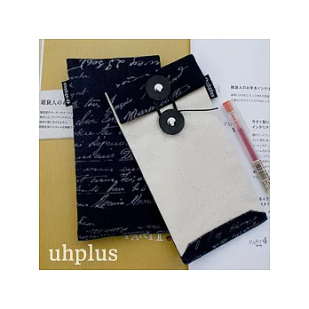 uhplus 信封繞扣筆袋系列-絮語/藍藍