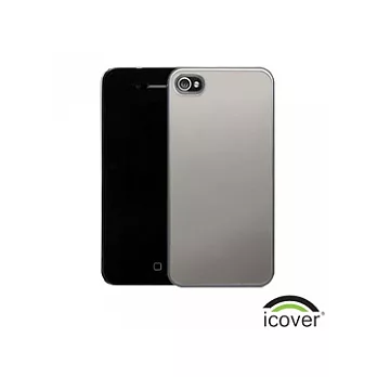 【icover】iPhone 4/4S 鏡面系列背蓋 - 格調銀