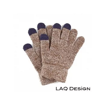 LAQ 3TIPS 三指觸控毛線手套 棕色棕色