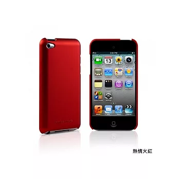 MARWARE iPod touch 4 時尚霧面超薄保護殼(熱情火紅)