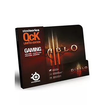 SteelSeries QCK Diablo III Logo 暗黑3 電競滑鼠墊