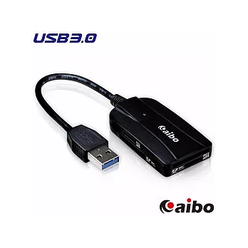 aibo USB 3.0 雙SD / 雙Micro SD 高速讀卡機