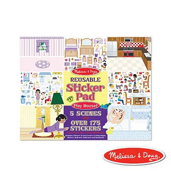 美國 Melissa ＆ Doug 可重複貼貼紙收藏簿 - 居家