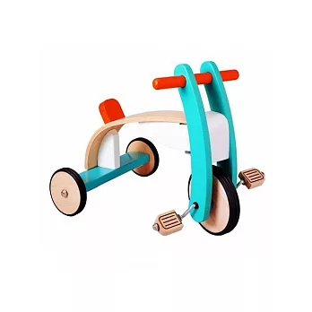《PLAN TOYS》活動積木系列-木製腳踏車