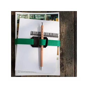 ultrahard 彈性夾筆書綁系列-綠綠