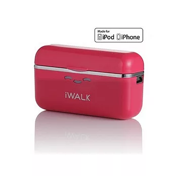 【U2O】 iphone 原廠認證電池 1500 mAh, iphone/ipod 系列都可用,桃紅色微笑款
