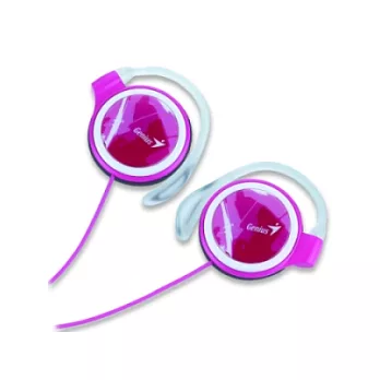 Genius GHP-300B 兼具質感與美感耳掛式耳機(豐富色彩學-Pink)