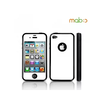 mobc iPhone 4S專用保護殼Codi-Bumper-黑