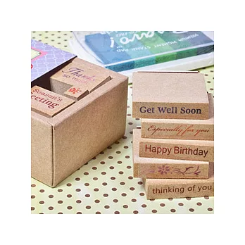 MiniFriends印章組-典雅體字句