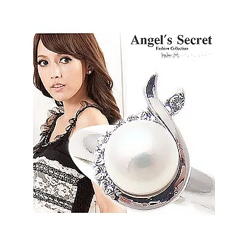 【Angel’s Secret】Love愛無限˙天然珍珠晶鑽戒指