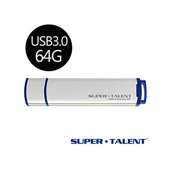 Super Talent USB3.0 讀速121M 64GB ST4隨身碟(終保)
