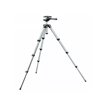 Manfrotto 390系列 MK394-H 鋁合金4節三腳架+三向雲台套組(快裝版)