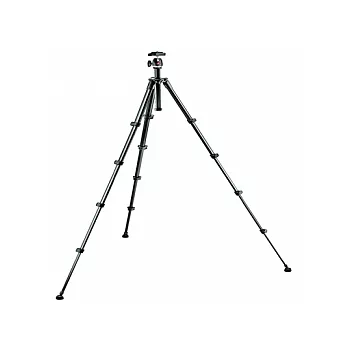 Manfrotto COMPACT 系列 MKC3-P01 鋁合金三腳架5節+球型雲台(黑/快拆板)