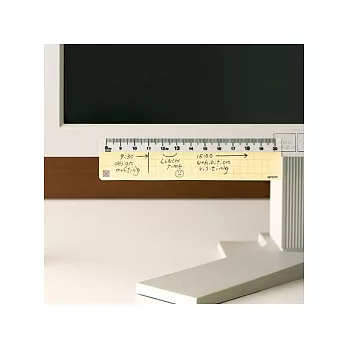 MIDORI 12 cm 計劃便條貼 (黃)