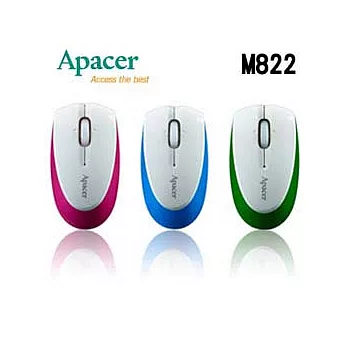 Apacer 宇瞻 M822 無線雷射滑鼠 (綠)