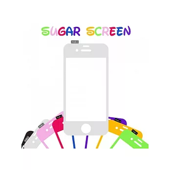 mobc iPhone 4S專用螢幕保護貼Sugar Screen-White