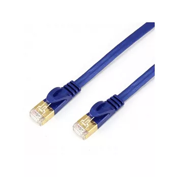 群加 C7PB05FL Cat.7超薄高速扁線珠光藍 5M