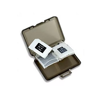 4卡入記憶卡保存盒-質感黑