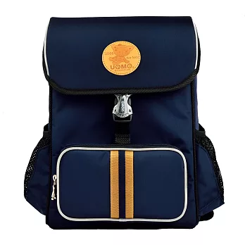 【UNME●小黑貂】藍色日式簡約風格護脊書包●3093B