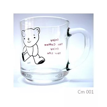 【泰國設計Idealist】經典玻璃馬克杯系列1-享受人生